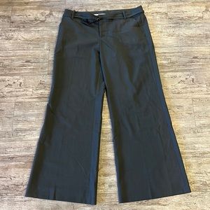 Gap The Trouser - size 12 charcoal wide leg